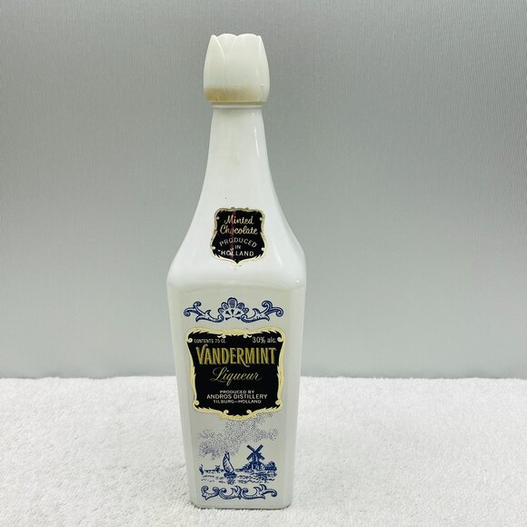EVC Vintage Vandermint Liqueur Bottle, Tilburg - Holland, Original Stickers - Picture 1 of 14